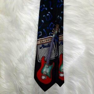 Fabio Milano ‎ Men's Tie Necktie Guitar & Music